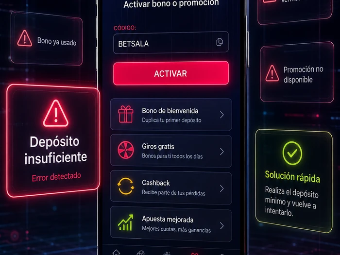 Registro de una nueva cuenta Betsala