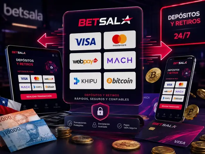Pagos, retiros y verificación de Betsala desde el móvil
